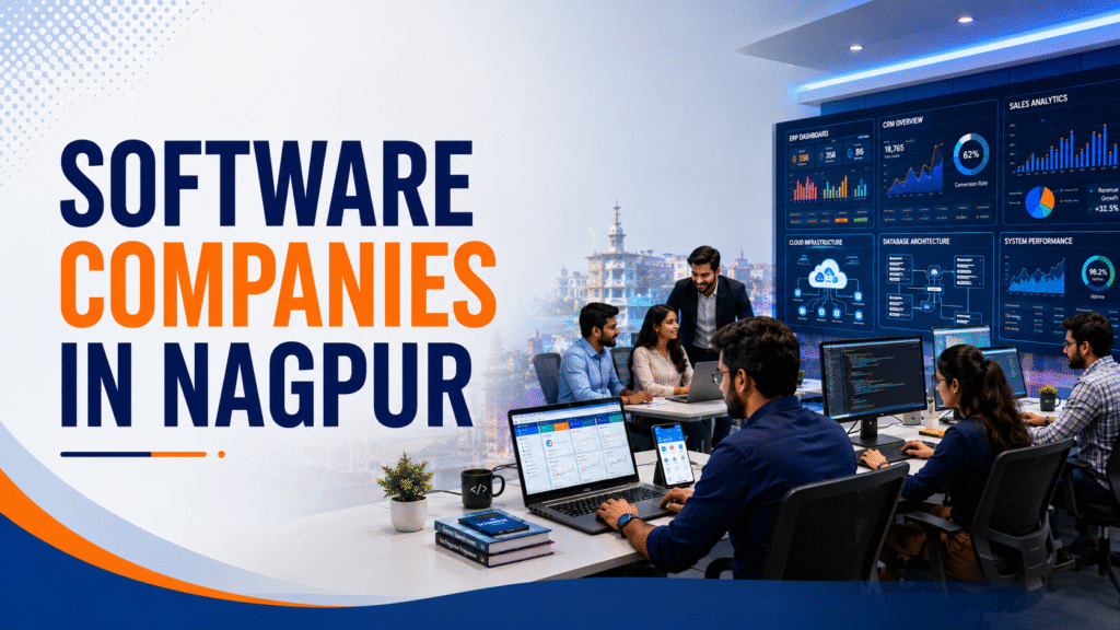 Software Companies in Nagpur offering custom software development, ERP, CRM, mobile app development, and business automation solutions by Codes Wizards.